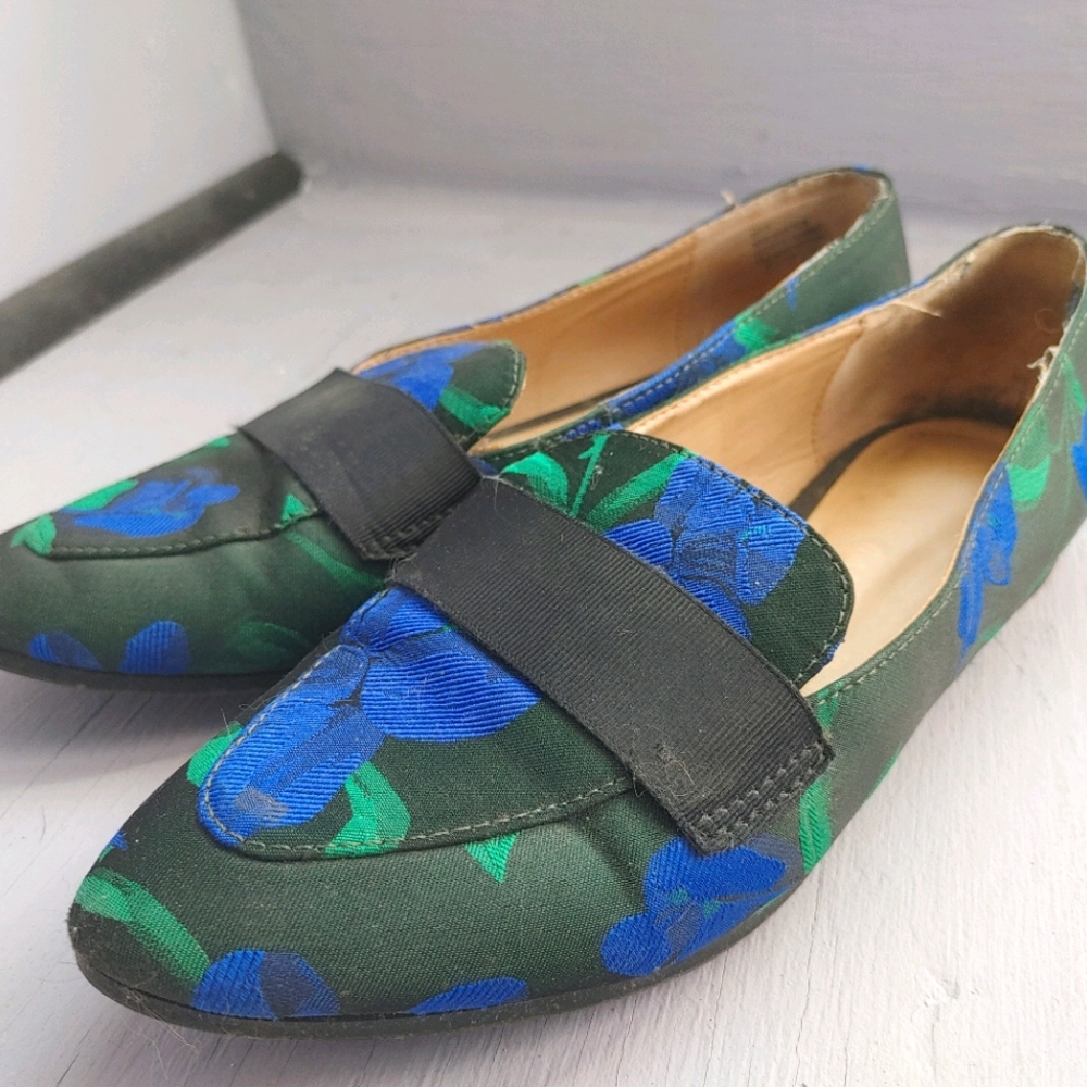 Kelly & Katie Dotty floral loafers